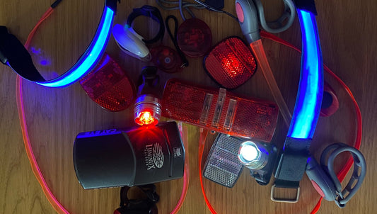 A pile of LED lights