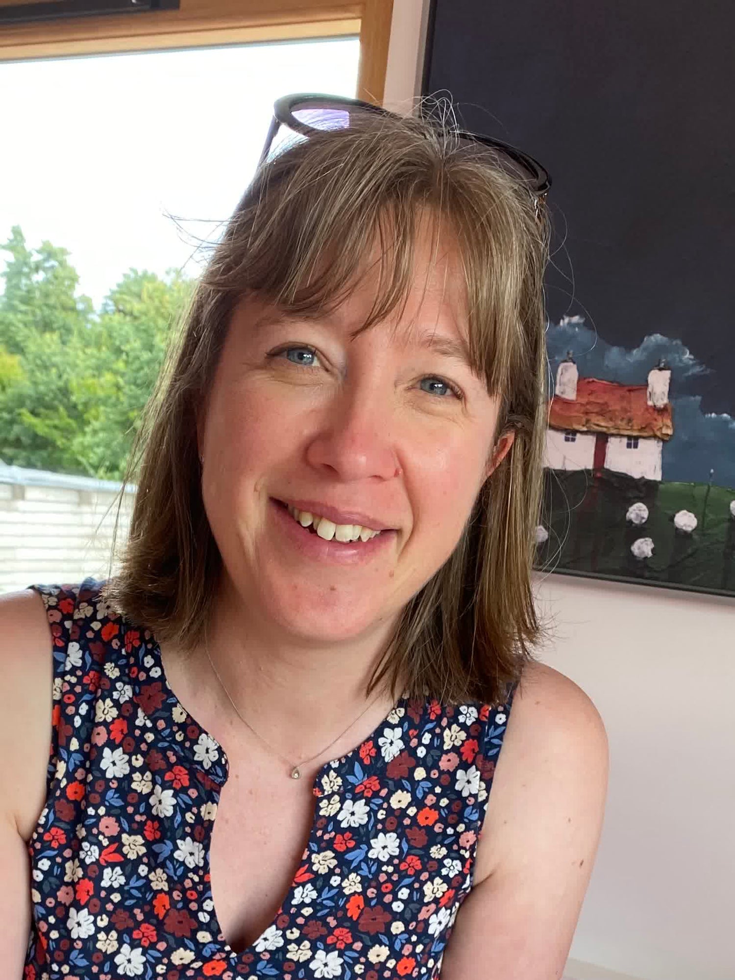 A photo of Laura Seago, founder of Futliit LED backpacks